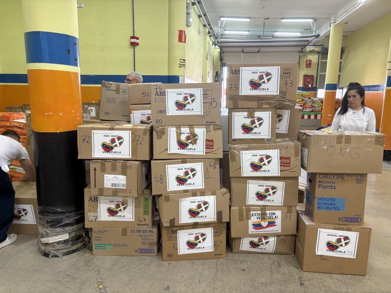 Desde el País Vasco envían dos toneladas de ayuda humanitaria a Venezuela